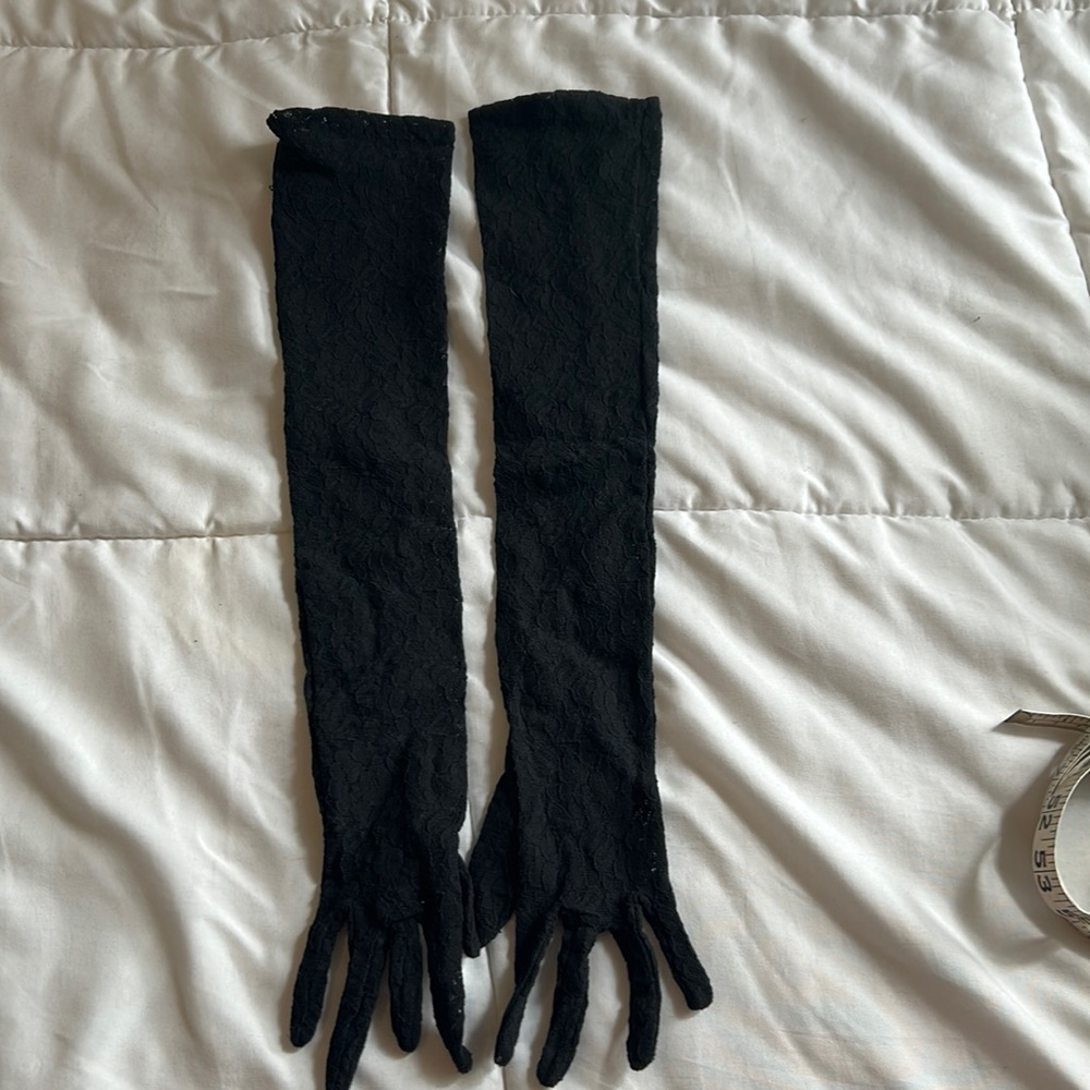 Long Lace Fashion Gloves